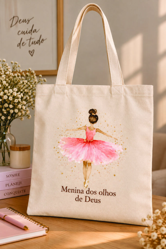 Ecobag Menina dos Olhos de Deus