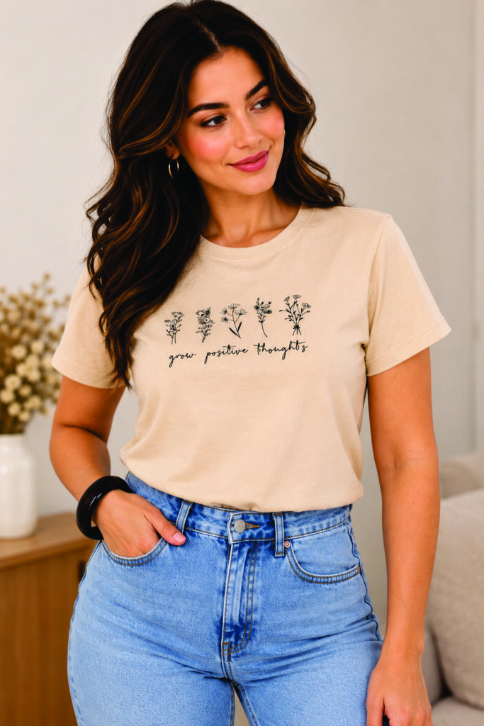 T-shirt - Grow Positive Thoughts