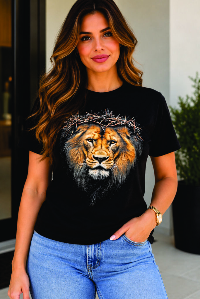 T-shirt Adulto - Leão Vive Coroa