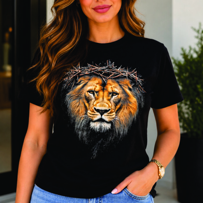 T-shirt Adulto - Leão Vive Coroa