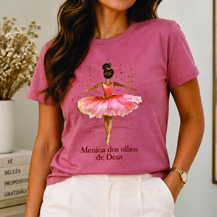 T-shirt Adulto - Menina dos Olhos de Deus
